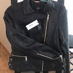 Super cute Brand new faux leather jacket.